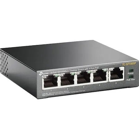 Switch TP-LINK TL-SF1005P 5 Porturi 10/100 Mbps - imagine 3