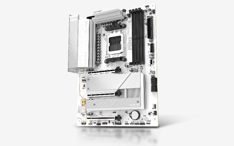 Placă de bază SAPPHIRE PURE B850A WIFI Alb AMD - imagine 4