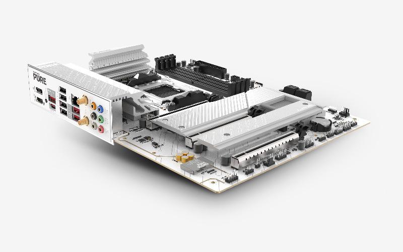 Placă de bază SAPPHIRE PURE B850A WIFI Alb AMD - imagine 2