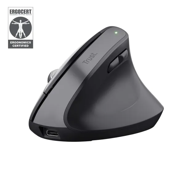 Mouse TRUST Bayo+ Wireless Vertical 2400 DPI Negru TR-25146