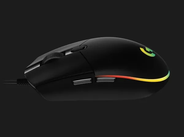 Mouse Gaming LOGITECH G102 LIGHTSYNC Negru 910-005823 - imagine 2