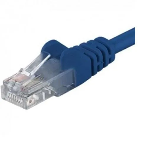 Patchcord UTP Cat.5e RJ45 0.25m Albastru din Cupru UTP-5E-0.25-BL