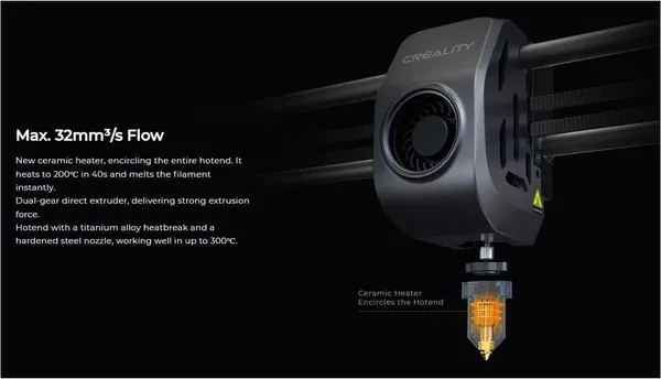 Imprimantă 3D CREALITY K1 MAX Tehnologie FDM - imagine 13