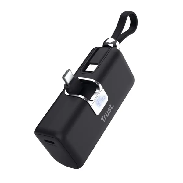 Power Bank TRUST Pacto 5000 mAh USB-C Negru TR-26104