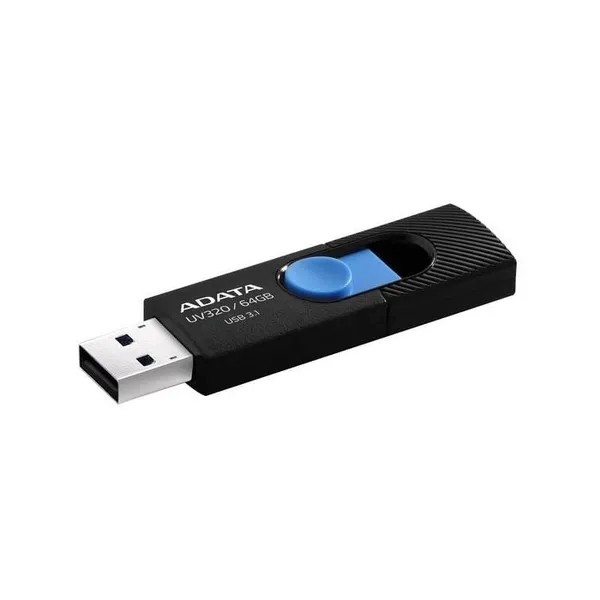 Memorie USB ADATA UV320 64GB USB 3.1 Negru/Albastru AUV320-64G-RBKBL