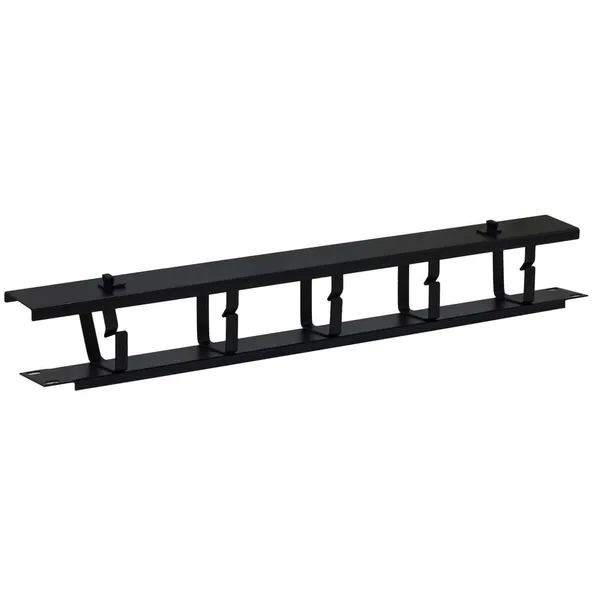 Panou gestionare cabluri SPACER SPCM-1UC-BK 1U 19 inch Negru