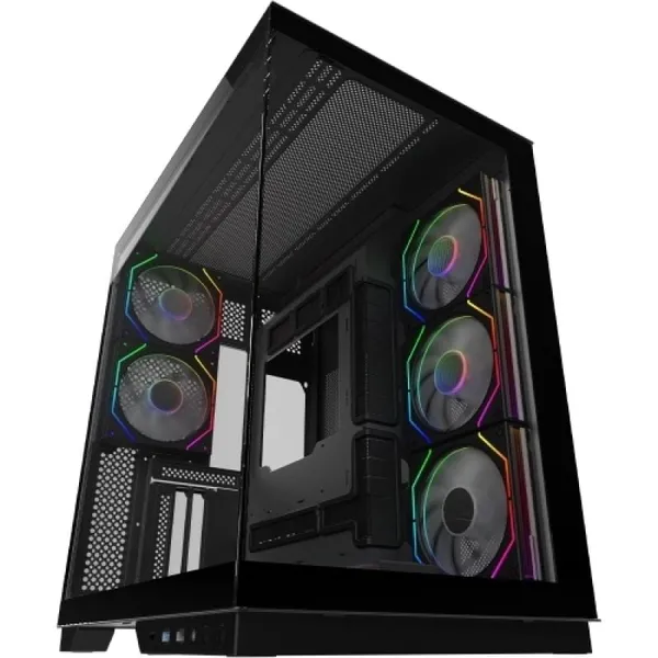 Carcasă PC AQIRYS Janus RGB Mid Tower Negru