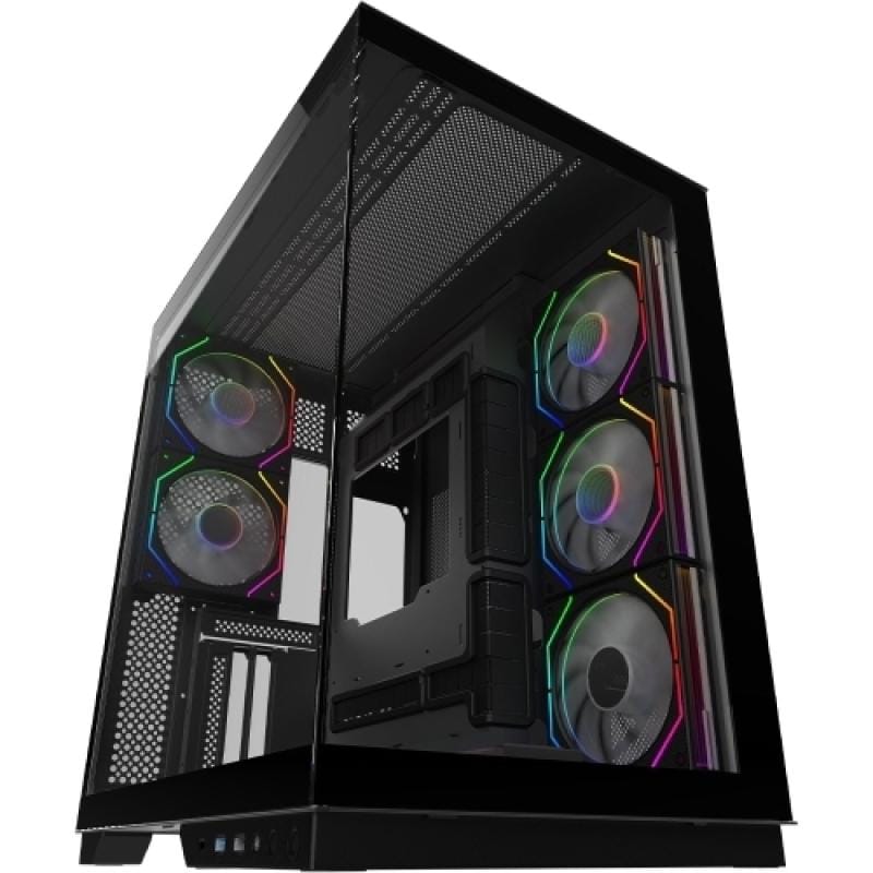 Carcasă PC AQIRYS Janus RGB Mid Tower Negru