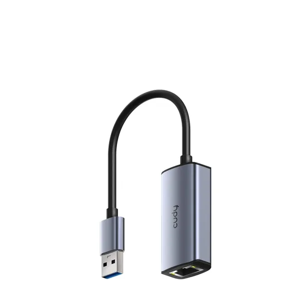 Adaptor Rețea CUDY UE25A USB-A RJ45 2.5G Gri