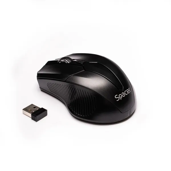 Mouse SPACER SPMO-W02 Wireless Negru - imagine 5
