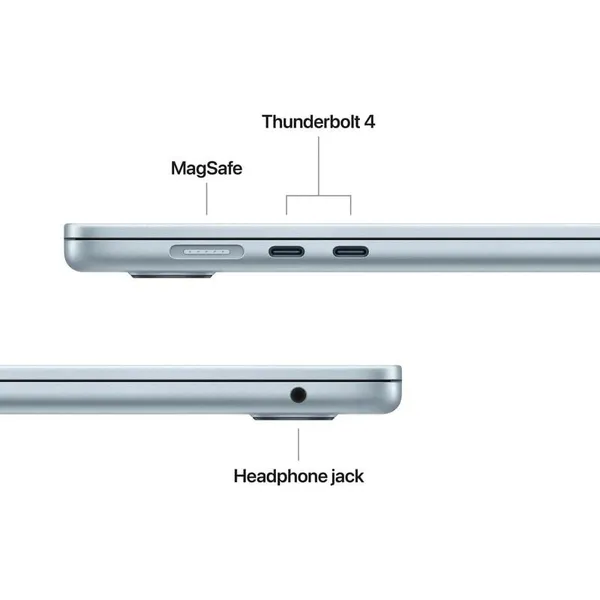 Laptop APPLE MacBook Air 15.3 Retina M5 32GB/1TB Sky Blue 2026 - imagine 3