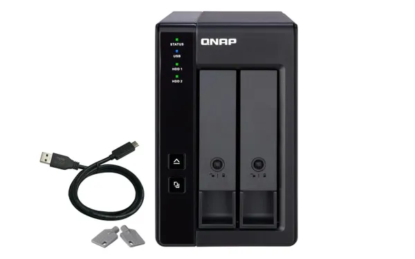 Carcasă DAS QNAP TR-002 2-Bay USB 3.2 Gen 2 - imagine 6