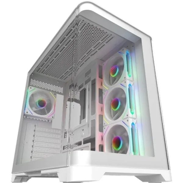 Carcasa AQIRYS Europa RGB Mid Tower Alb