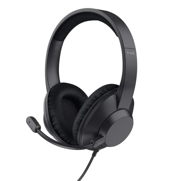 Căști Audio TRUST Ayda Max USB-C USB-A Negru