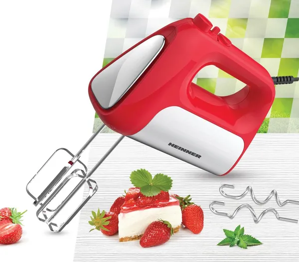 Mixer de Mână HEINNER HM-DC500RD 500W Roșu - imagine 4