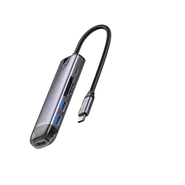 Hub USB MCDODO Multihub 5 in 1 USB-C HDMI Gri HU-7750 - imagine 2
