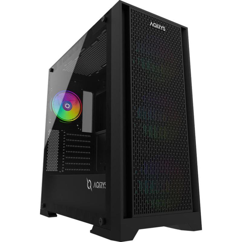 Carcasa AQIRYS Avior RGB Mid Tower Negru