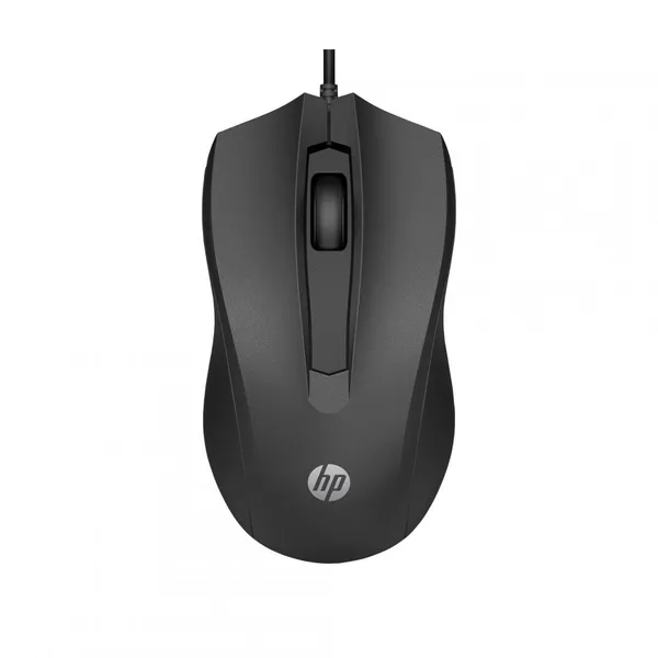 Mouse HP Wired 105 Negru Cu Fir USB 1600 DPI - imagine 3