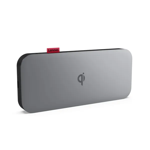 Power Bank LENOVO Go USB-C 10000mAh Qi Wireless Gri - imagine 6