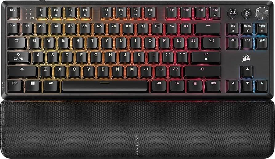 Tastatură Mecanică CORSAIR K70 CORE TKL Wireless RGB MLX Red Negru