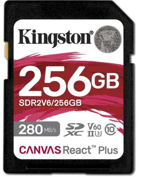 Card de memorie KINGSTON Canvas React Plus 256GB SDXC UHS-II - imagine 3