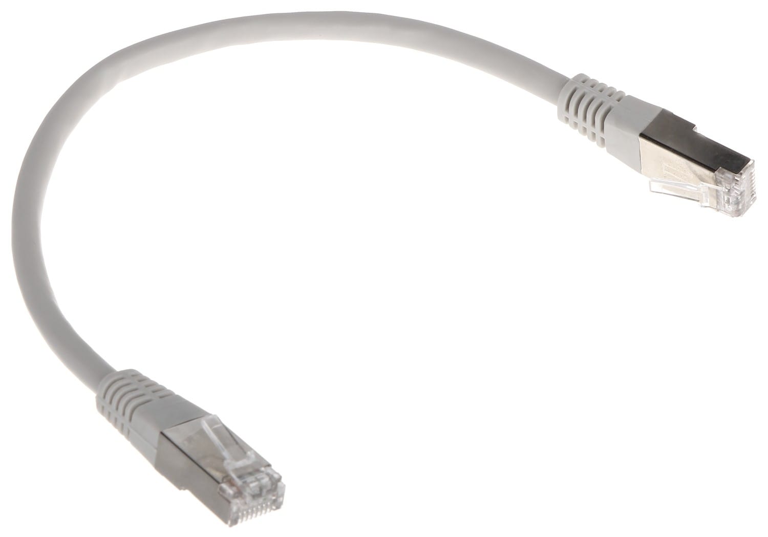Patch Cord SPACER S/FTP Cat6 0.25m Alb