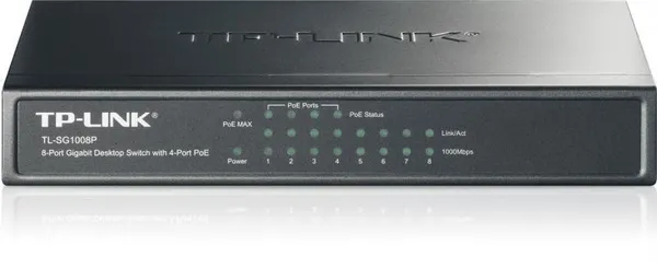 Switch TP-LINK TL-SG1008P 8 Port 10/100/1000 Mbps