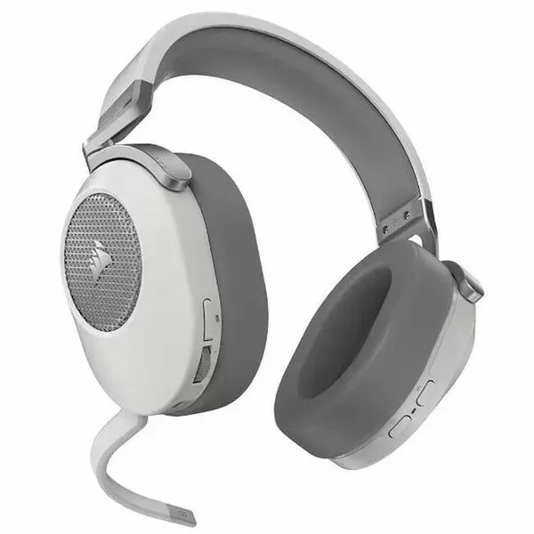Casti Gaming CORSAIR HS65 Wireless v2 Alb - imagine 2