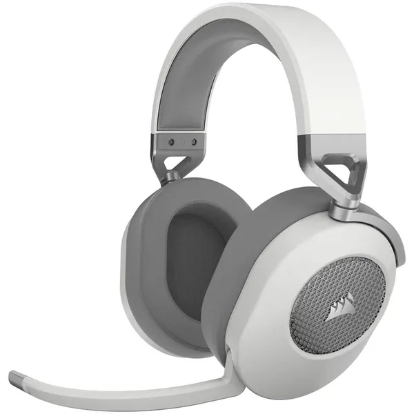 Casti Gaming CORSAIR HS65 Wireless v2 Alb - imagine 3