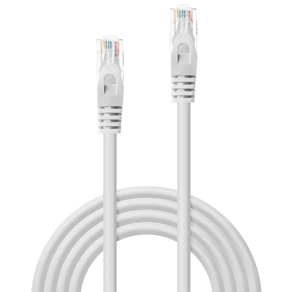 Cablu Rețea LINDY Cat.6 U/UTP 2m Alb LY-48203 - imagine 2