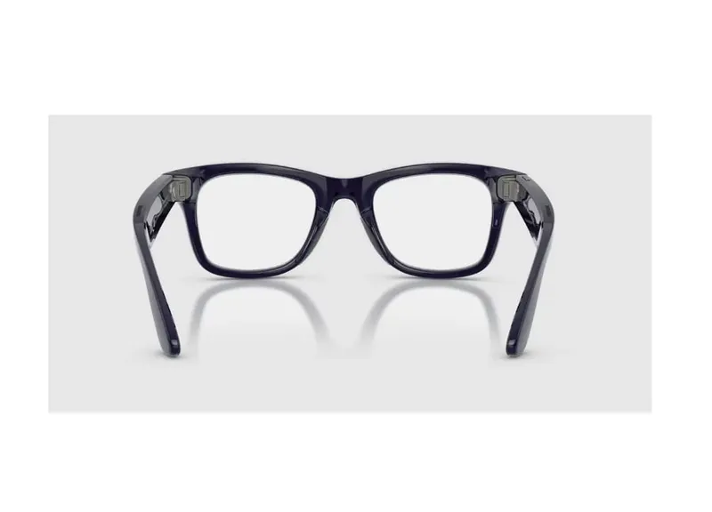 Ochelari Smart RAYBAN Meta Wayfarer High Bridge Fit Shiny Cosmic Blue Transitions Gen 2 - imagine 4