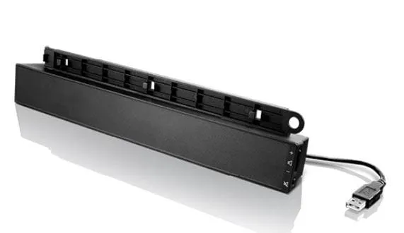 Soundbar LENOVO USB ThinkVision 2x1.25W Negru - imagine 1
