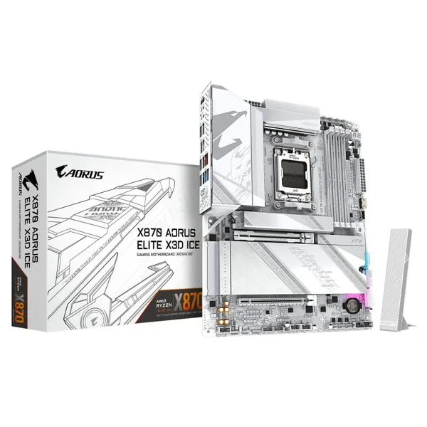 Placă de bază GIGABYTE X870 A ELITE X ICE AM5 DDR5 WiFi 7