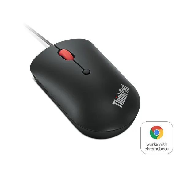 Mouse LENOVO ThinkPad USB-C Compact 1600 DPI Negru - imagine 6