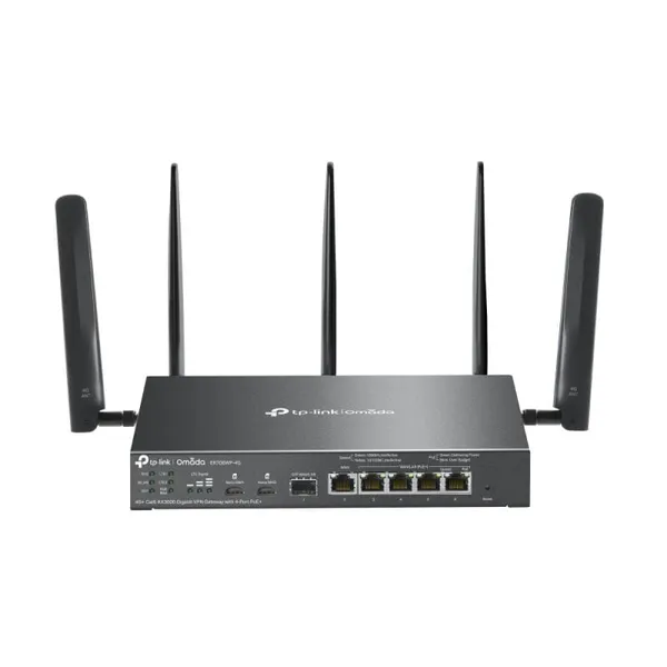 Router TP-LINK Omada 4G+ Cat6 AX3000 Gigabit VPN Gateway PoE+