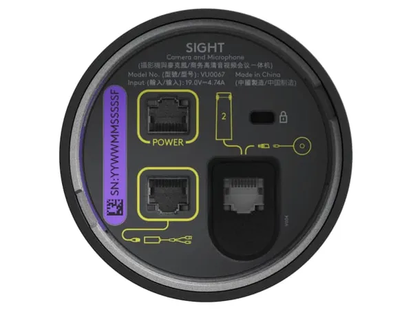 Cameră Video Conferință LOGITECH Sight 4K 60fps Grafit 960-001510 - imagine 6