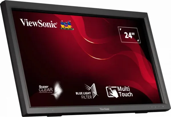 Monitor VIEWSONIC TD2423 24 inch Full HD Touch Negru - imagine 2