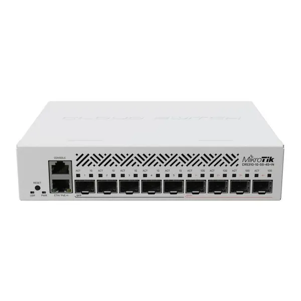 Switch MIKROTIK CRS310-1G-5S-4S+IN 9 Porturi Gigabit - imagine 2