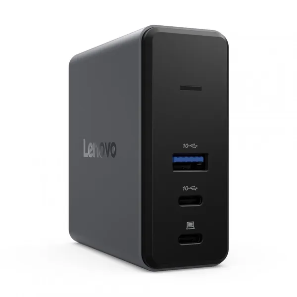 Docking Station LENOVO X9 Charging GaN Dock USB Type-C 60W Gri - imagine 3