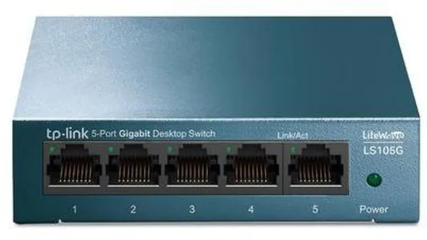 Switch TP-LINK LS1005G 5 Porturi Gigabit 10/100/1000 Mbps - imagine 4
