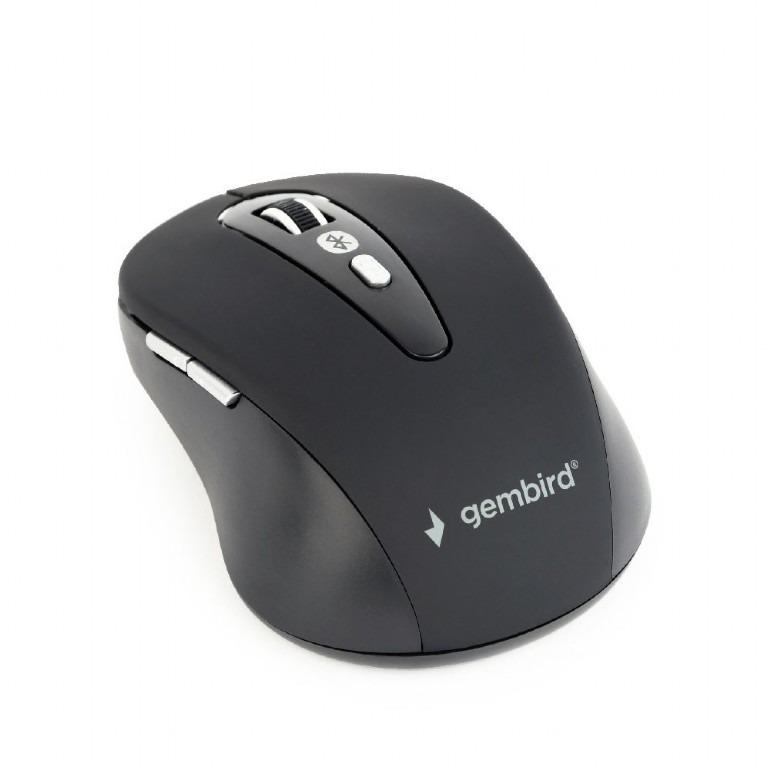 Mouse Wireless GEMBIRD MUSWB-6B-01 Negru 1600 DPI Bluetooth - imagine 2