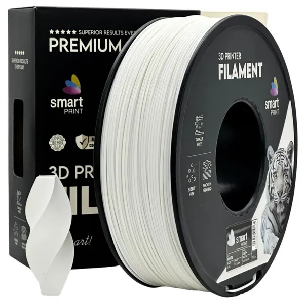 Filament 3D SMART PRINT ABS+ 1.75mm Alb 1kg