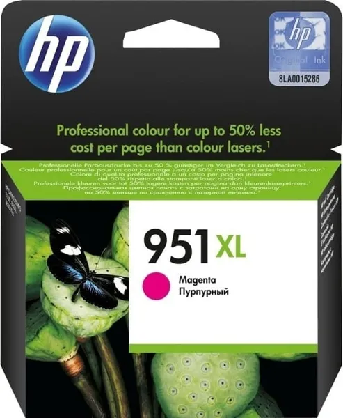 Cartuș Cerneală HP 951XL Magenta Original 1500 Pagini CN047AE