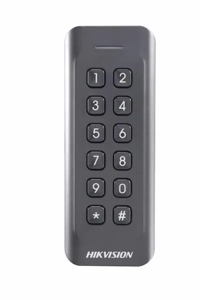 Cititor Card HIKVISION DS-K1802EK EM 125KHz IP65 cu Tastatură