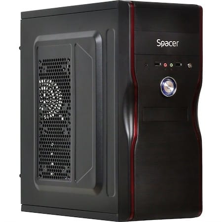 Carcasă PC SPACER New Mercury ATX MidTower 500W Negru
