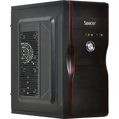 Carcasă PC SPACER New Mercury ATX MidTower 500W Negru