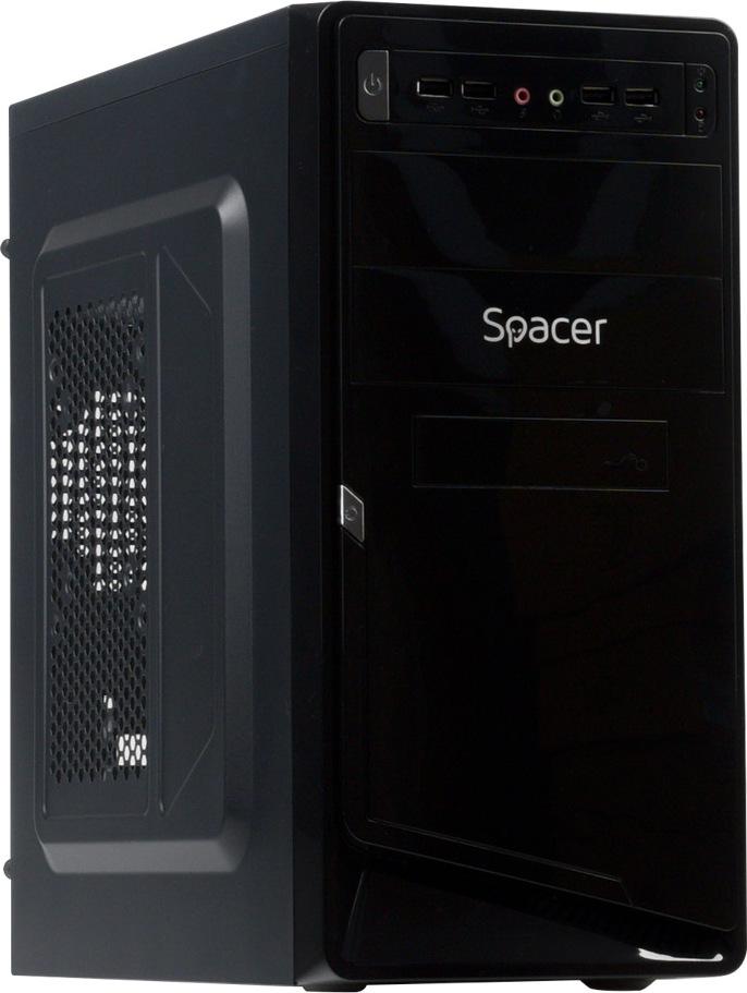 Carcasă PC SPACER New Mercury ATX MidTower 500W Negru - imagine 4