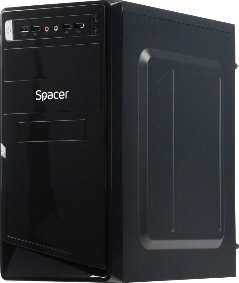 Carcasă PC SPACER New Mercury ATX MidTower 500W Negru - imagine 5