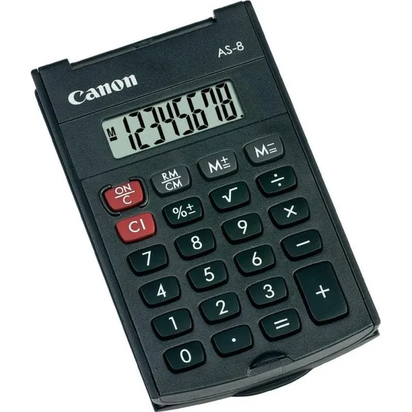 Calculator de birou CANON AS8 8 Cifre Negru - imagine 3