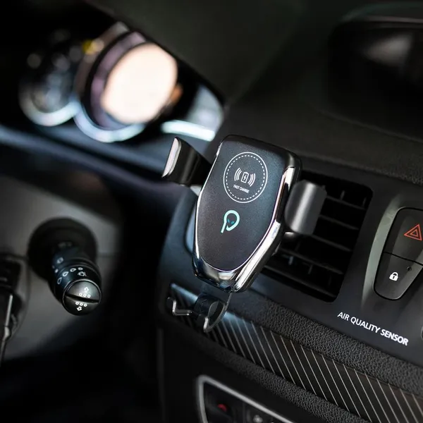 Suport Auto SPACER SPAA-AUTOCHG-01 Wireless Negru